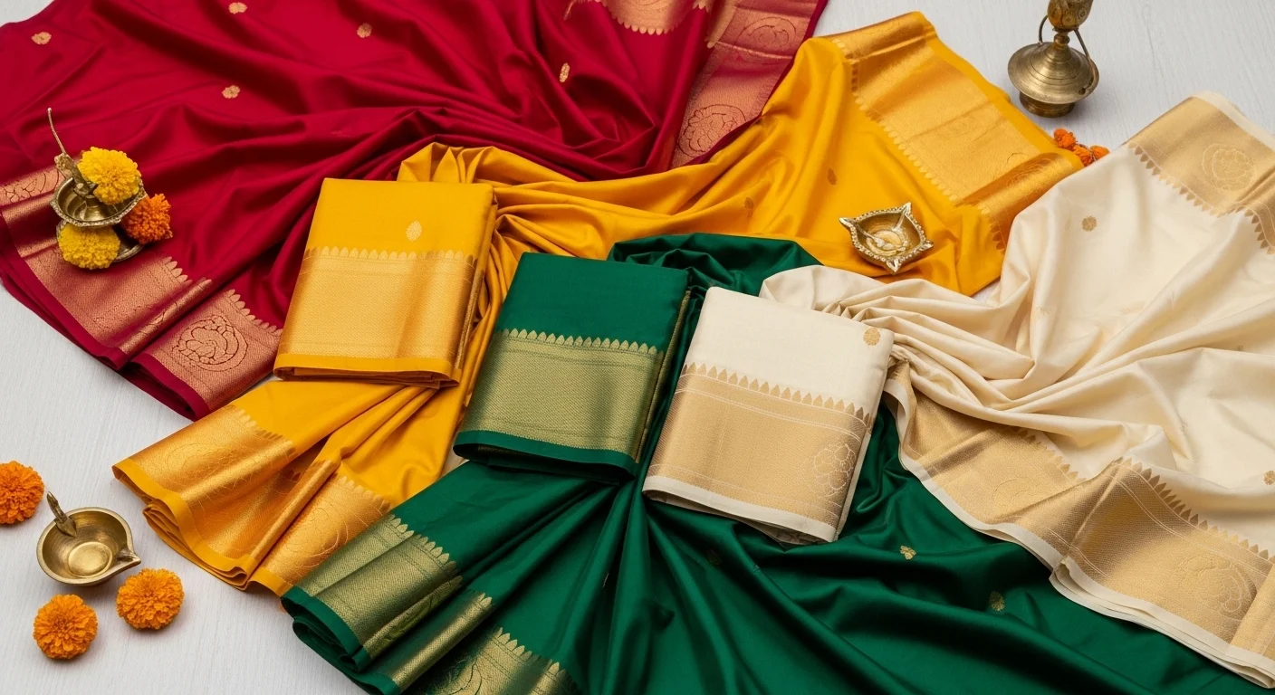 Colorful Uniform Sarees for Festivals | Honour Agencies
